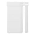 thumbnail image 1 of Cable Management Cozival 100-Pack Reusable Self-Gripping Cable Ties, T-Shaped Adhesive Mounts for Organizing Cords Under Desks, on Walls, Or in Vehicles, 6-Inch Length, Velcro Cable Ties, White, 1 of 9