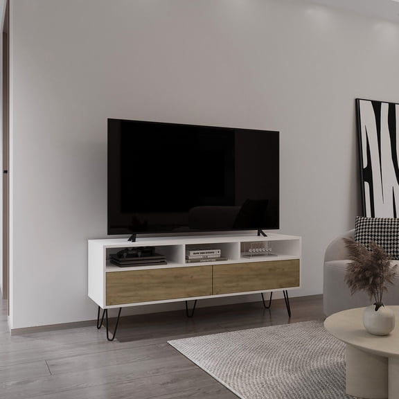Cable Management & Durable Construction - Perfect for Primary Living Spaces