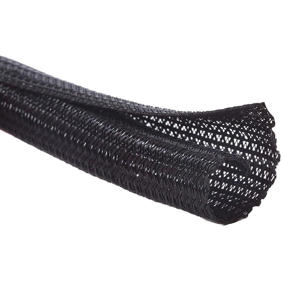 Cable Management Made Easy Expandable Nylon Sleeves In Classic Black Size 516Mm