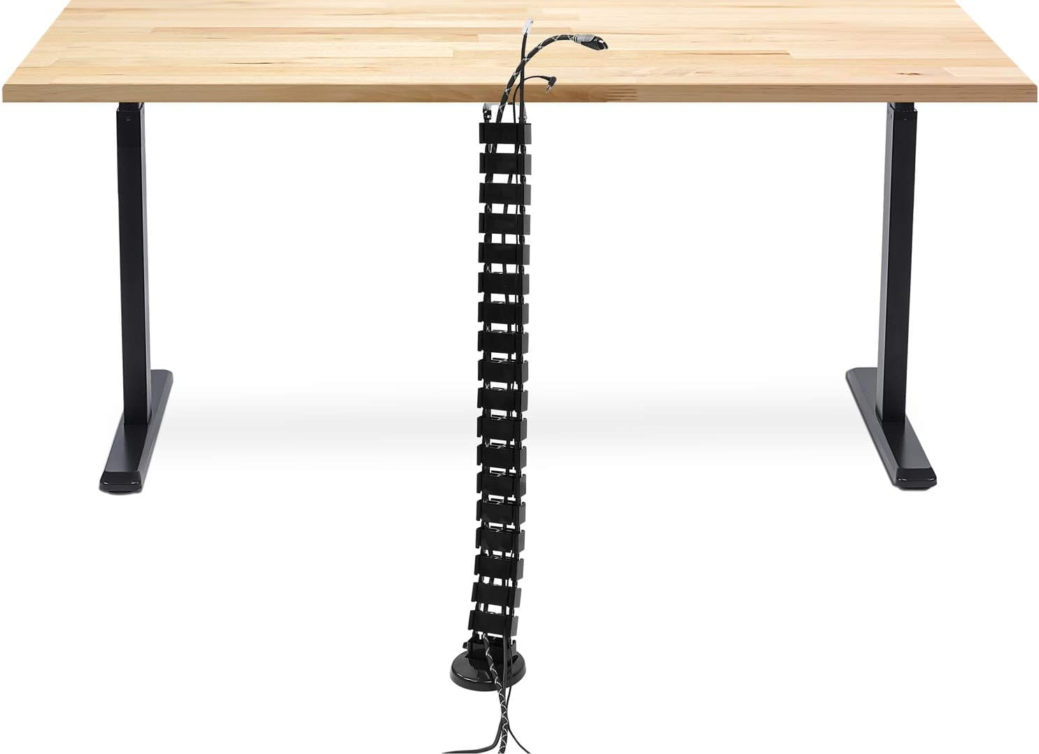 Cable Management Spine, Desk Cord Organizer Vertebrae, Keeps Power and ...
