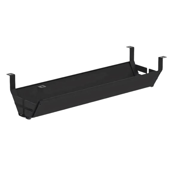 Cable Management Tray Under Desk Without Drilling For Power Plug And Router Storage