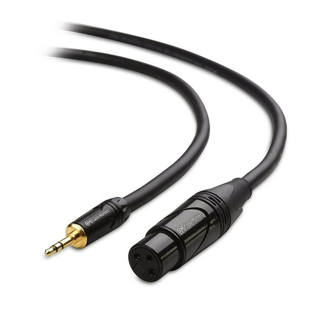 Cable Matters (1/8 Inch) 3.5mm to XLR Cable (XLR to 3.5mm Cable) Male to Female 25 Feet
