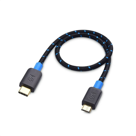 Cable Matters 1' Male USB C to Male Micro USB Cable, Black