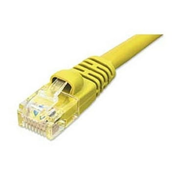Cable Matters 160001-YEL-1 Cat6 Snagless Ethernet Patch Cable with Boot 1ft Yellow