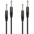 thumbnail image 1 of Cable Matters 2-Pack 1/4 Inch TS to TS Electric Guitar Cable (1/4 Cable) 15 Feet, 1 of 4