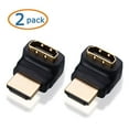 thumbnail image 1 of Cable Matters 2-Pack 270 Degree Right Angle HDMI Adapter (HDMI Right Angle), 1 of 3