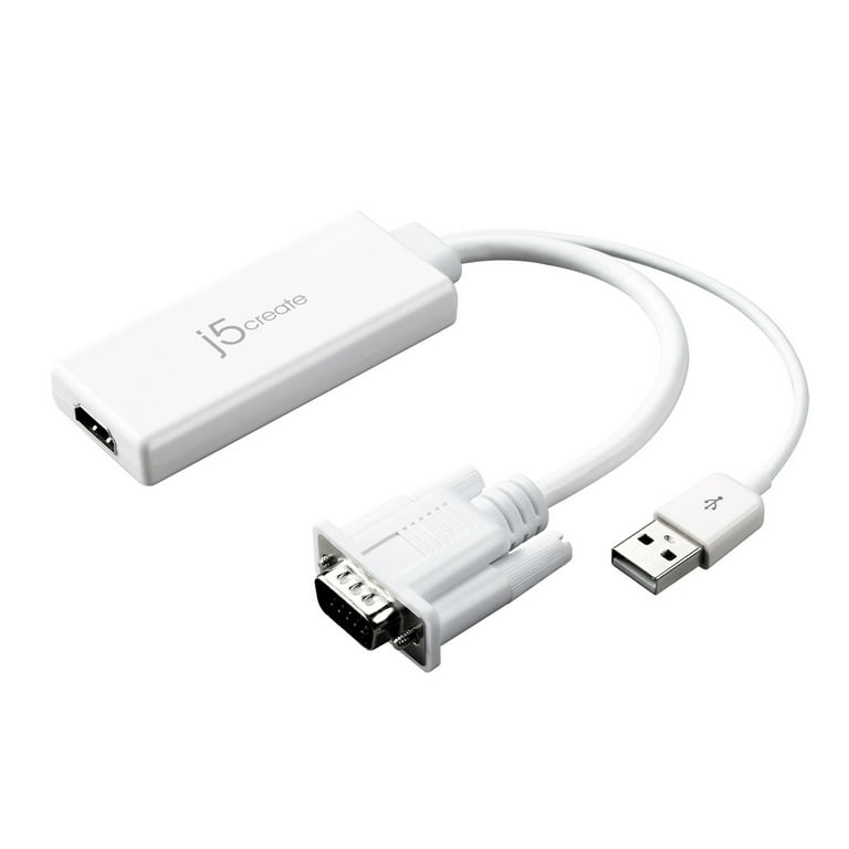 License J5create Vga To Hdmi Video Audio Adapter