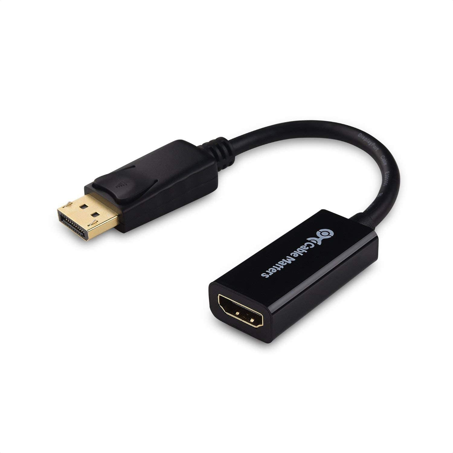 Cable Matters 4K DisplayPort to HDMI 4K Adapter (4K DP to HDMI Adapter ...