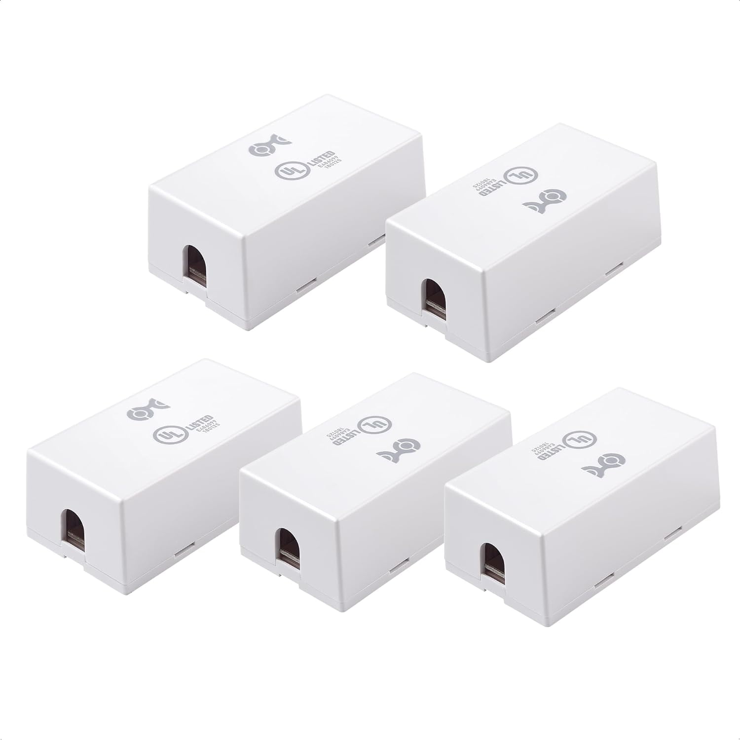 Cable Matters 5Pack Cat 6 RJ45 Junction Box (Cat 6 Junction