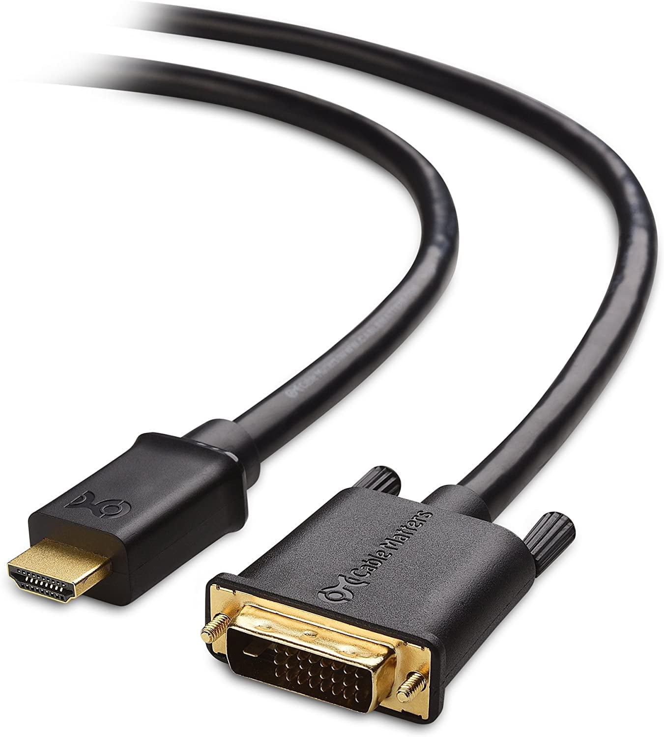 Cable Matters CL3-Rated Bi-Directional HDMI to DVI Cable (DVI to HDMI ...