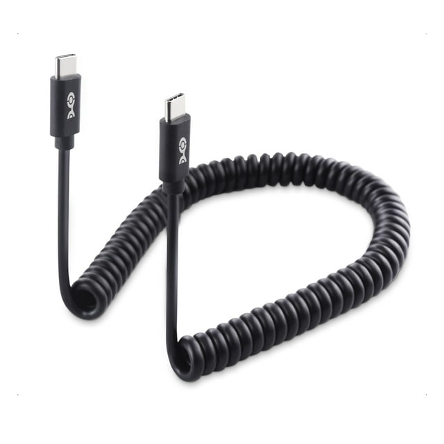 Cable Matters Coiled USB C to USB C Cable with 3A / 60W Fast Charging 1 ...