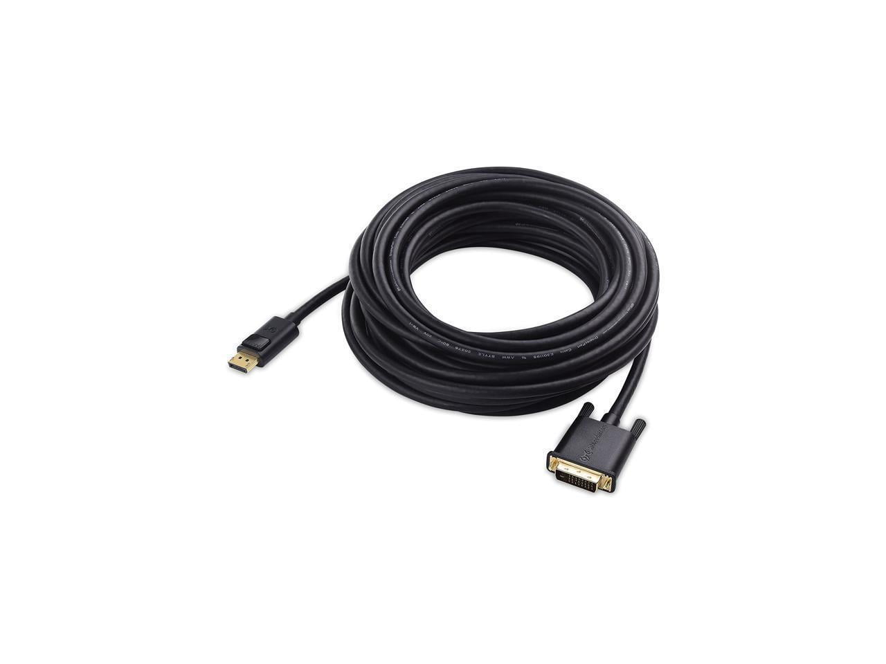 Cable Matters DisplayPort to DVI Cable (DP to DVI Cable) 25 Feet ...