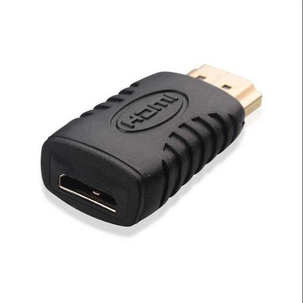 Cable Matters 2 Pack Mini HDMI to HDMI Adapter (HDMI to Mini HDMI Adapter)  6 Inches 