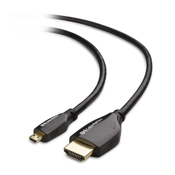 Cable Matters High Speed HDMI to Micro HDMI Cable (Micro HDMI to HDMI) 4K Resolution Ready - 15 Feet