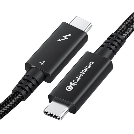 Cable Matters [Intel Certified] Braided 40Gbps Active Thunderbolt 4 ...