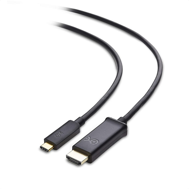 Cable Matters Long USB C to HDMI Cable (USB-C to HDMI Cable) Supporting 4K  60Hz in Black 10 ft - Thunderbolt 3 Port Compatible with MacBook Pro, Dell