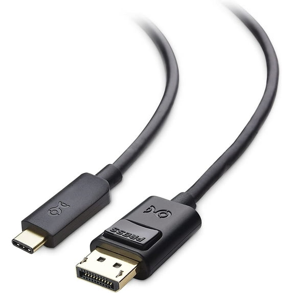 Cable Matters Short USB C to DisplayPort 1.4 Cable (USB-C to DisplayPort Cable, USB C to DP Cable) Supporting 8K 60Hz in Black 3.3 ft - Thunderbolt 3 Port Compatible with MacBook Pro, Dell XPS & More