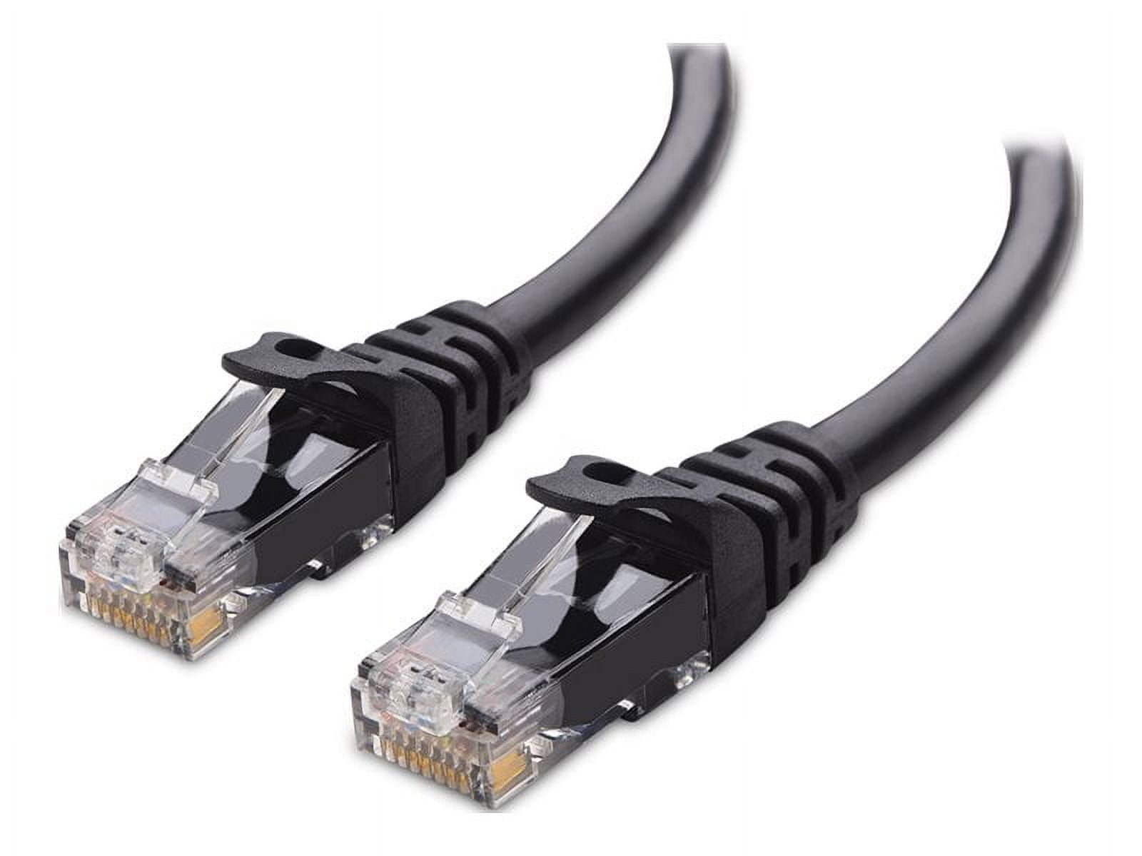 Cable Matters Snagless Cat6 Ethernet Cable (Cat6 Cable, Cat 6 Cable) in Black 25 ft