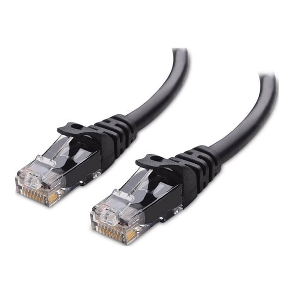 Cable Matters Snagless Cat6 Ethernet Cable (Cat6 Cable, Cat 6 Cable) in Black 25 ft
