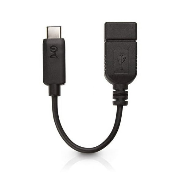 Cable Matters USB 2.0 Type C (USB-C) to Type A (USB-A) Adapter 6 Inches in Black