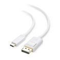 thumbnail image 1 of Cable Matters USB C to DisplayPort 1.4 Cable (USB-C to DisplayPort Cable, USB C to DP Cable) Supporting 8K 60Hz in White 6 ft - Thunderbolt 3 Port Compatible with MacBook Pro, Dell XPS 13 and More, 1 of 8