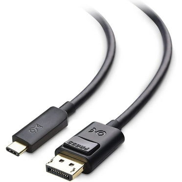 Cable Matters USB C to DisplayPort Cable (USB-C to DisplayPort Cable/USB C to DP Cable) Supporting 4K 60Hz Black 6 Feet - Thunderbolt 3 Port Compatible for MacBook Pro, Dell XPS 13/15 and More