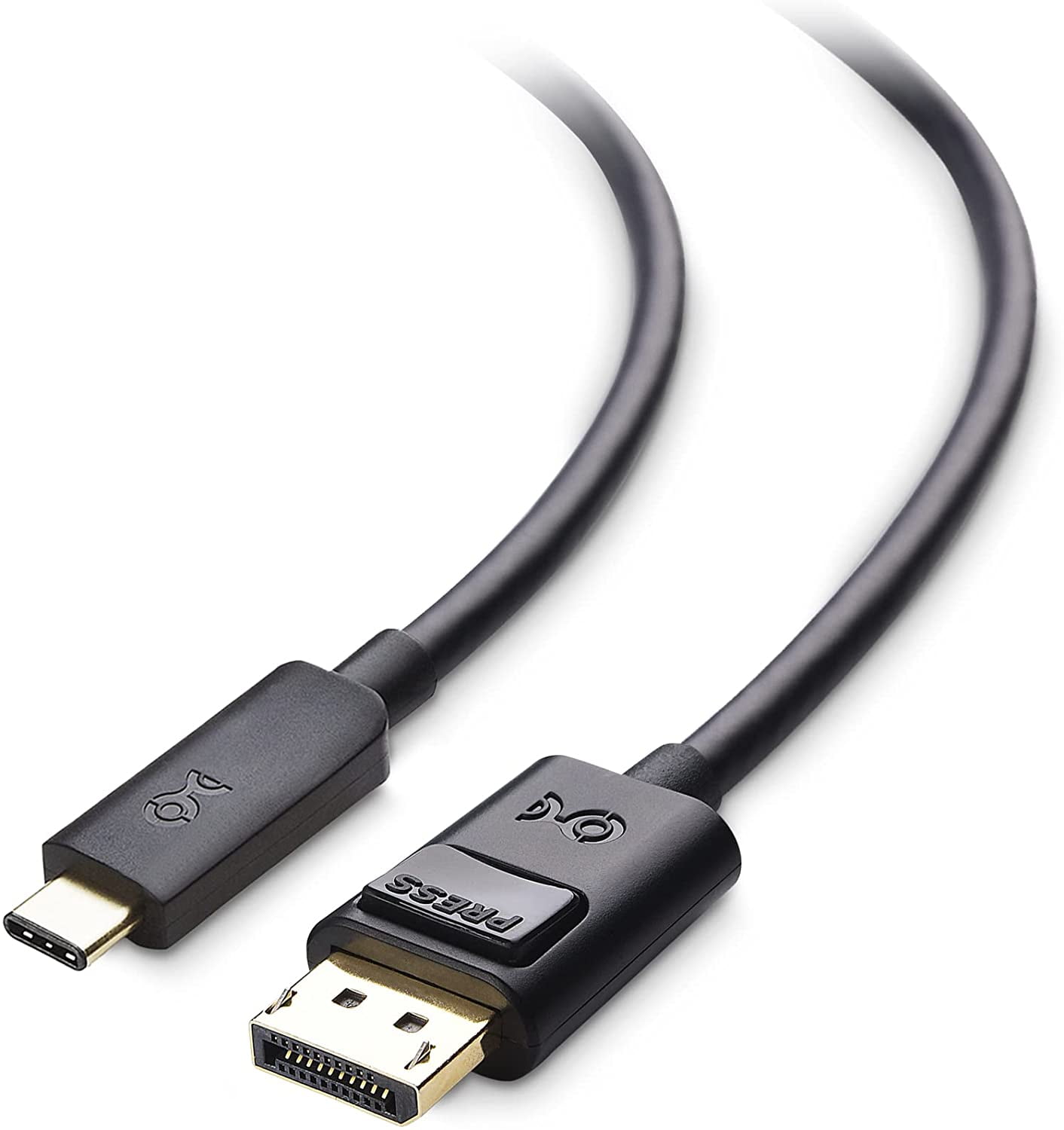 Cable Matters USB C to DisplayPort Cable (USB-C to DisplayPort Cable/USB C  to DP Cable) Supporting 4K 60Hz Black 6 Feet - Thunderbolt 3 Port  Compatible for MacBook Pro, Dell XPS 13/15