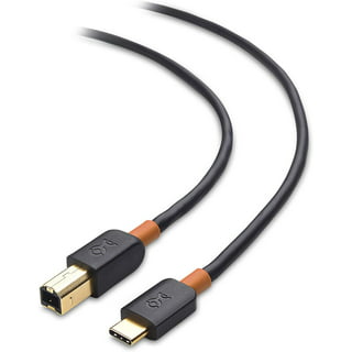 UGREEN USB B to USB C Printer Cable 6 FT, Nylon Braided USB C to USB B  Printer Cable for MacBook Pro/Air, USB C MIDI Cable Compatible with Yamaha