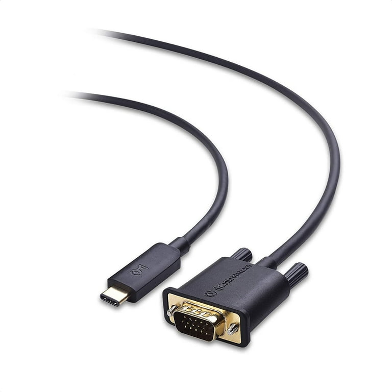 Cable Matters USB C to VGA Cable (USB-C to VGA Cable) ft
