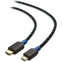 Cable Matters USB C to Micro USB Cable (Micro USB to USB-C Cable) with Braided Jacket 3.3 Feet in Black