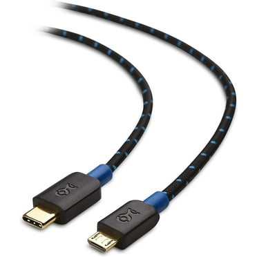 Cable Matters USB C to Micro USB Cable (Micro USB to USB-C Cable) with Braided Jacket 3.3 Feet in Black
