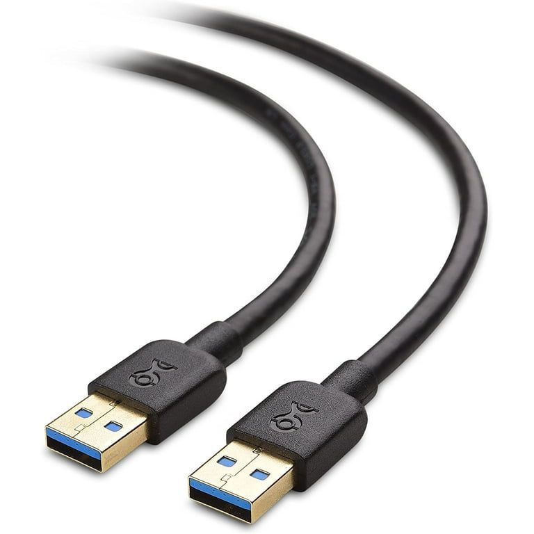 Cable Matters Câble USB Male Male 1,8m Câble USB USB 3.0 Long (câble USB  vers USB mâle vers mâle) Noir : : Informatique