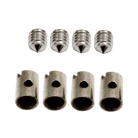 Cable Nipples,Quad Mower 8pcs Solderless 4 Cable Nipples 5mm Quad Rusuo Carrfan Mewmewcat Dsfen