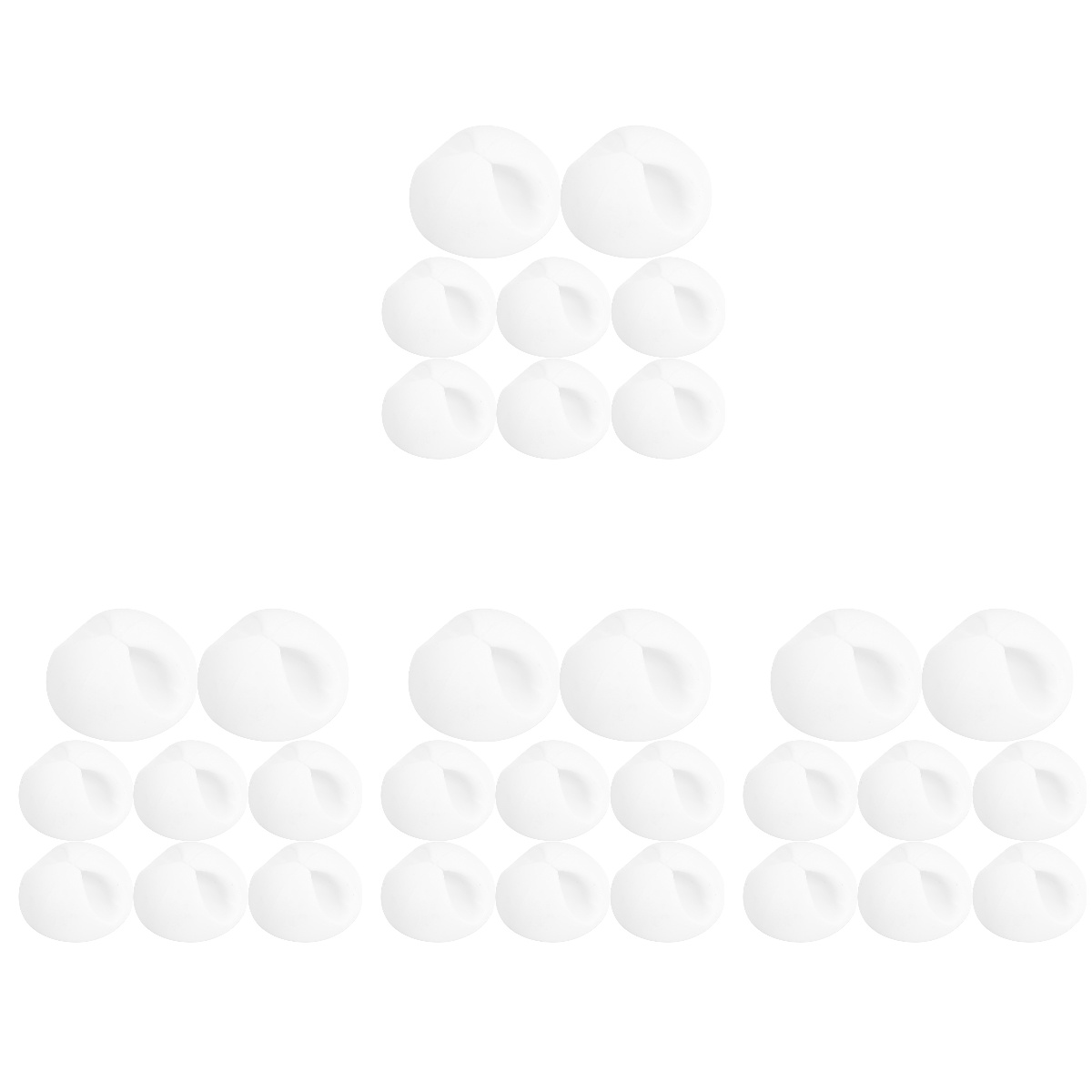 Cable Organizer 32 Pcs Mouse Electric Wire Adhesive Headphone Holder