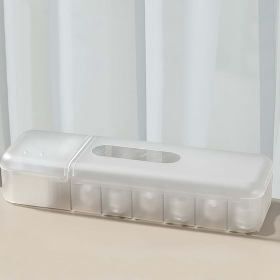 Cable Organizer Box with Lid, Cord Management Box for Desk Drawer, 7 Compartment, USB Charger Earphone Electronics Accessories Storage Case, 1 Pcs