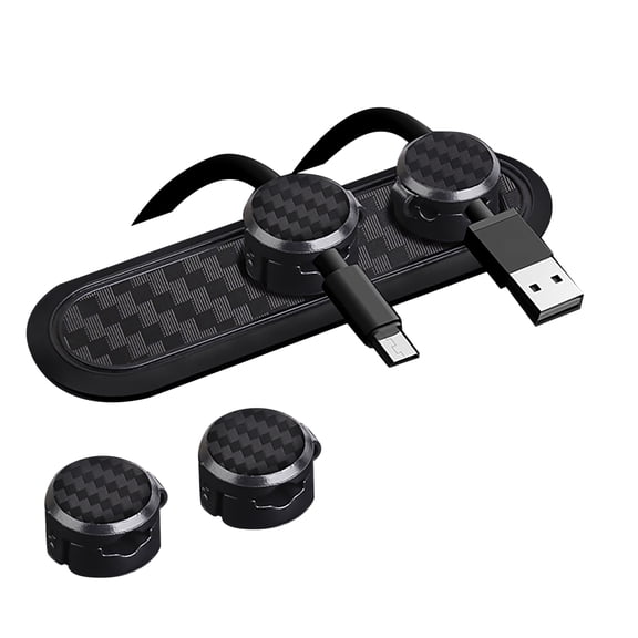 Cable Organizer Carbon Fiber Strong Magnetic Cable Organizer for Elec Cables Parts