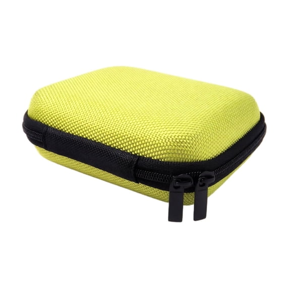 Cable Organizer Case Lime Green Hard Shell Single Compact Portable for Travel