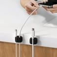 thumbnail image 1 of Cable Organizer Clip for Desktop Data Charging Cords | Adhesive Fixed Holder | No-Drill Wall or Table Edge Mount | Universal Plastic Storage | 1 Piece | 3.5x3x2cm | Multiple Colors, 1 of 6