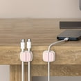 thumbnail image 1 of Cable Organizer Clip, Self-Adhesive Cord Holder for Desk, No Drilling Wire Management for Phone Charging and USB Cables, Wall and Car Interior Mount Accessory, 1 of 6