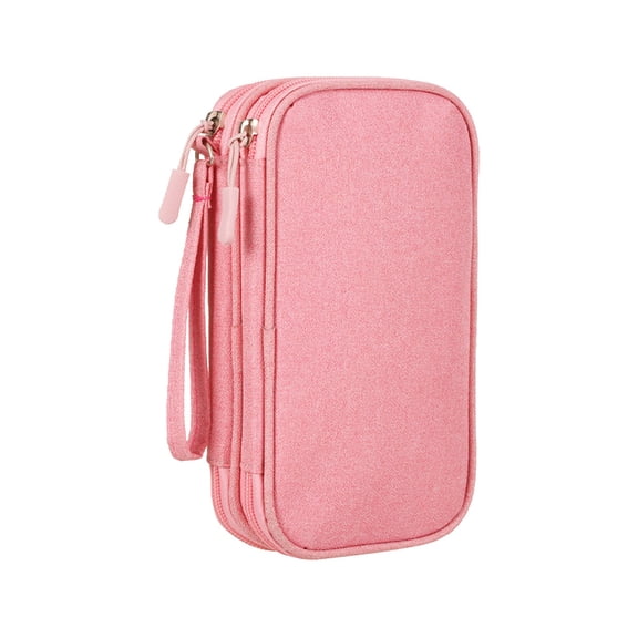 Cable Organizer, Electronic Accessories Carry Case, Portable Double Storage Bag for Charger, Phone, Earphone, Cords, Travel Cable Organizer for Home, Office