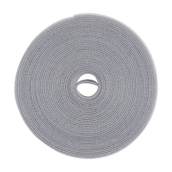 Cable Organizer Straps, Reusable Hook And Loop Cord Ties For Cord Management, Adjustable Fastening Tape For Tv, Computer, Home, Office - Light Gray