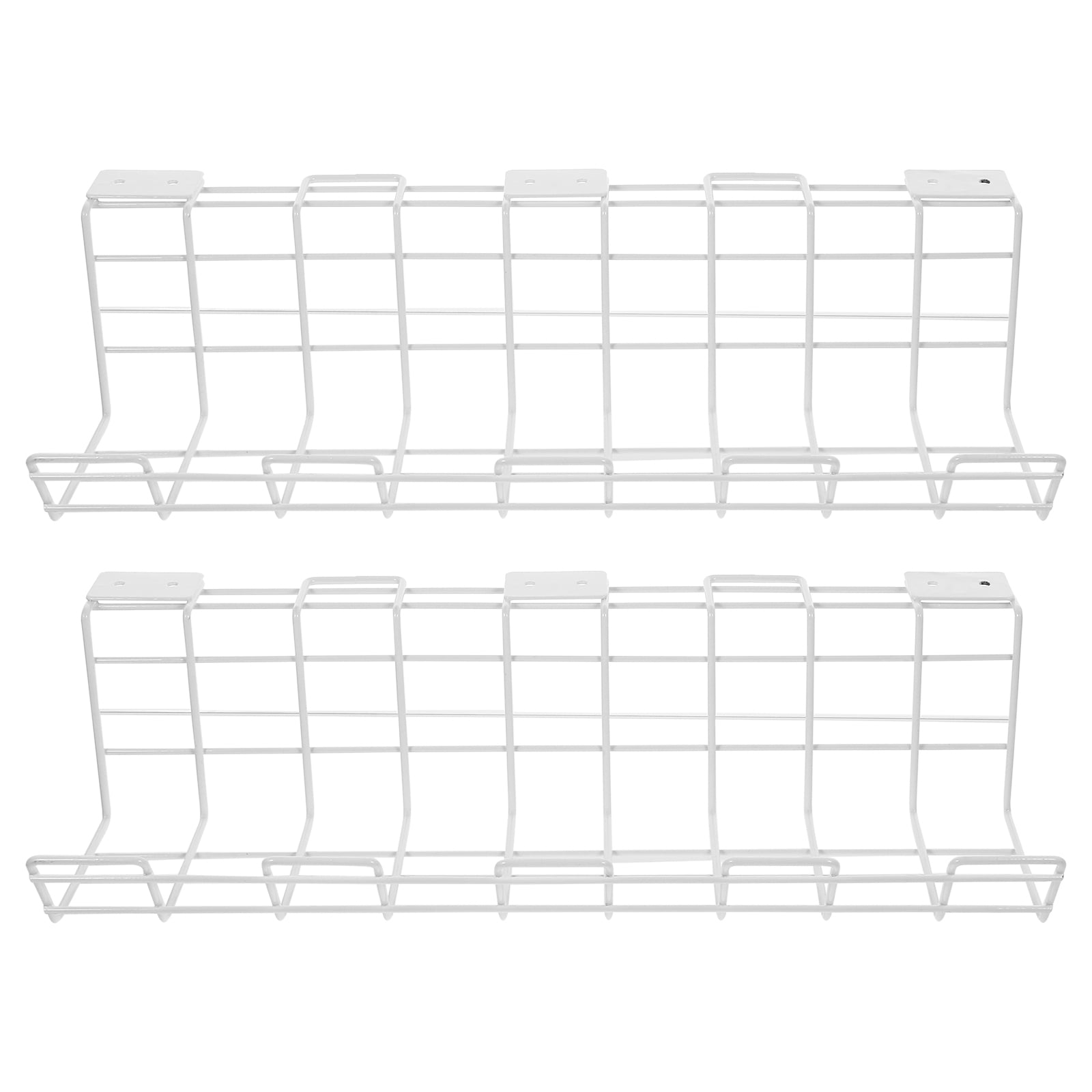 Cable Patch Board Racks, 2Pcs Under Table Cable Management Racks Wire