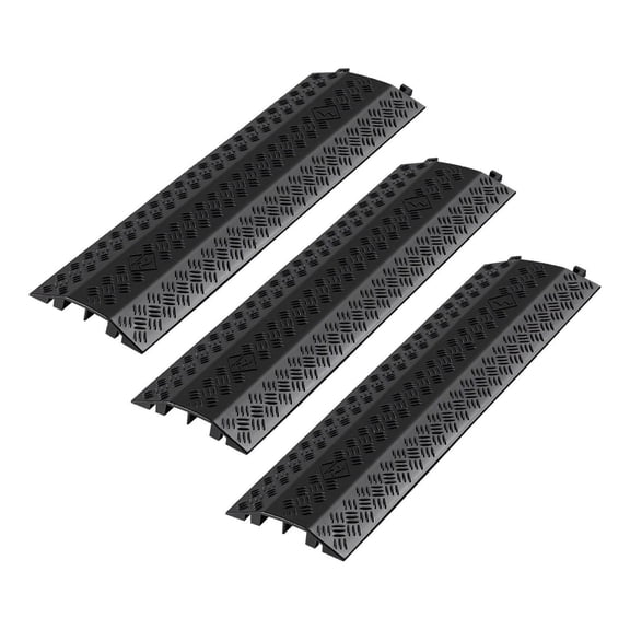 Cable Protector Ramp - 17 Inch Drop Over Cable Cover, 500 lbs Capacity
