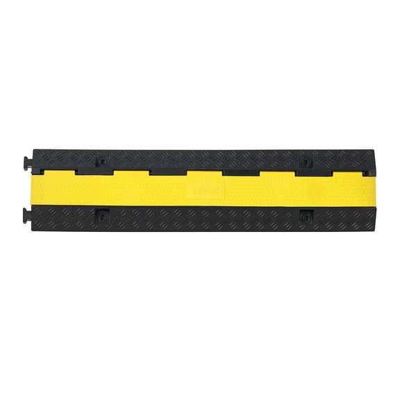 Cable Protector Ramp 2-Chan 22k lb/axle Flip Cover Indoor/Outdoor