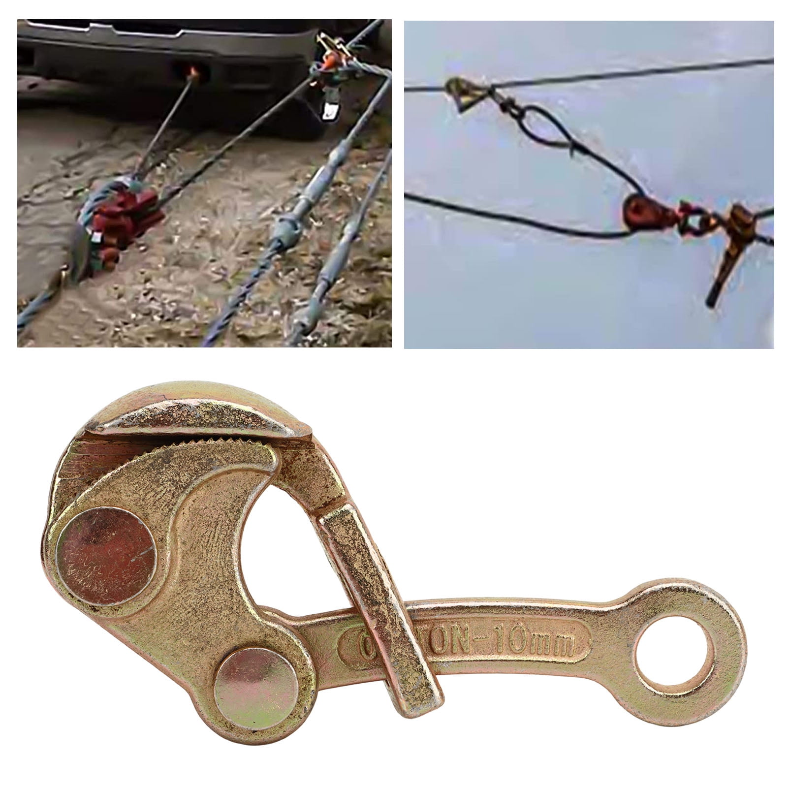 Cable Puller Tensioner Metal Wire Pulling Tool Hand Winch Cable Puller