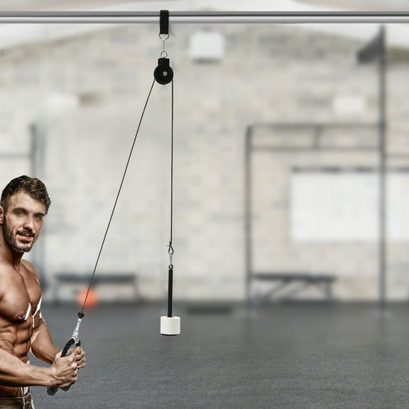 Cable Pulley System 220.46lbs Versatility Weight Pulley System for Home Gym Equipment Weight Pulley System