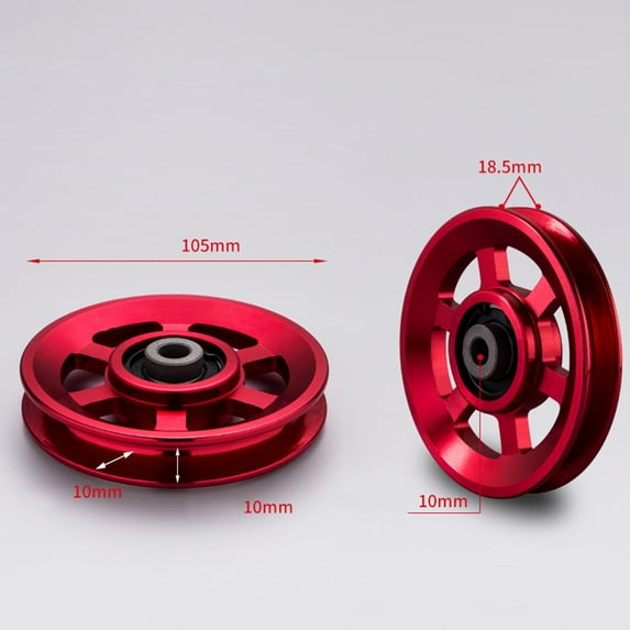 Cable Pulley Wheel Roller Workout Pulley Wheel for Pulley Block 105MM