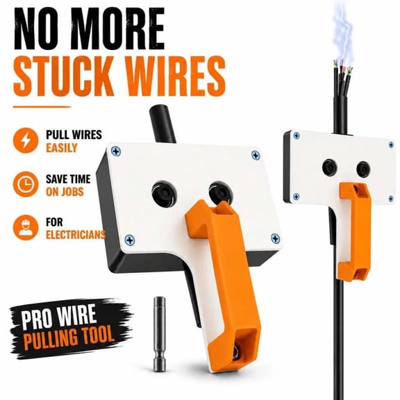 Cable Pulling Tool, Wire Threading Device for Electricians, Flexible Fish Tape for Conduit Wiring in Walls and Ceilings with Durable Puller Head