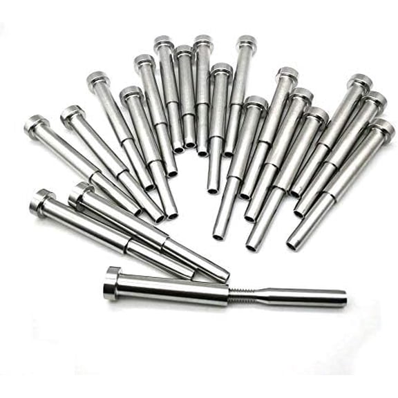 Cable Railing Kit Invisible Upgraded Swage Tensioner for 3/16 Inch Cable Railing, Deck Stair Threaded End Fitting for Wood & Metal Post,316 Stainless Steel,Marine Grade,20 Pack