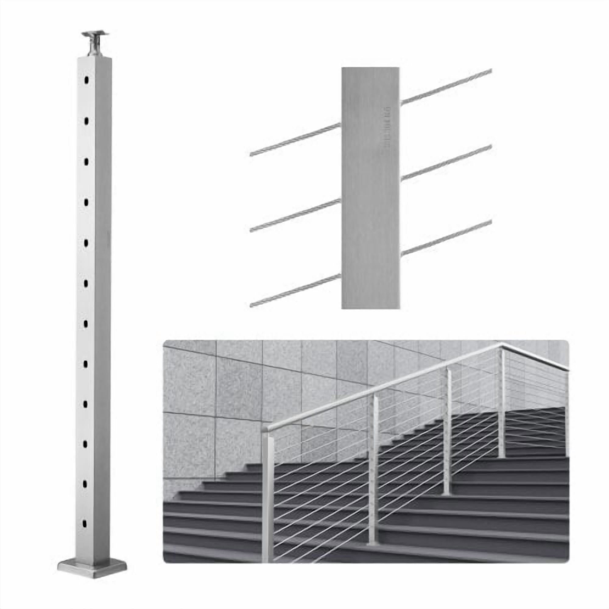 Cable Railing Post, 42